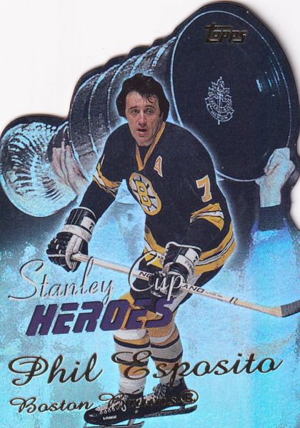 insert karta PHIL ESPOSITO 01-02 Topps Stanley Cup Heroes číslo SCH-PE